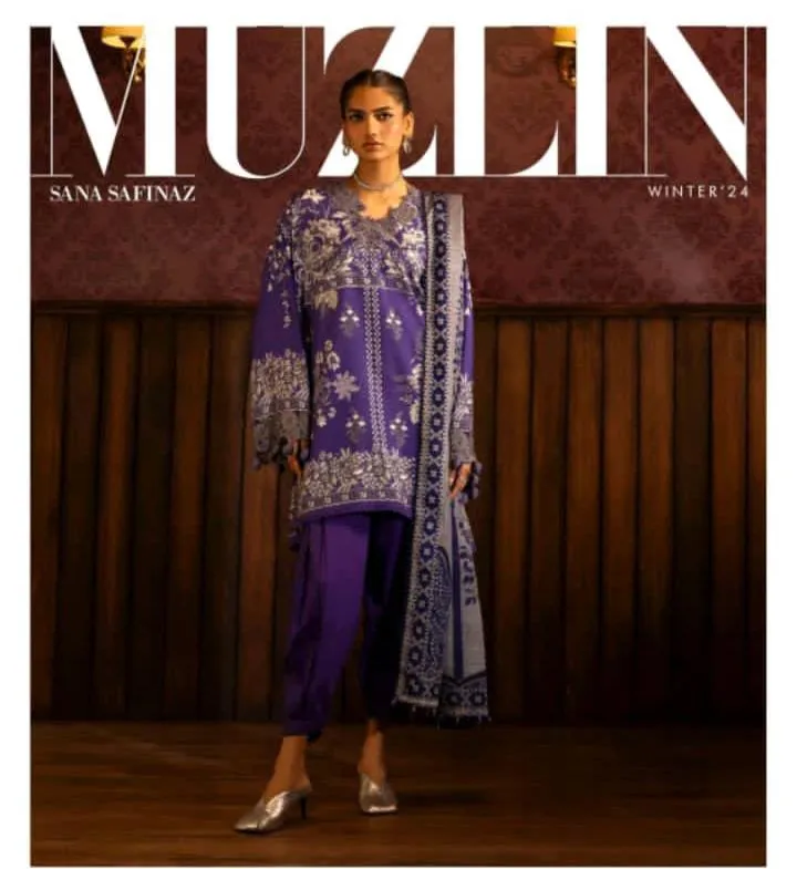 Sana Safinaz - 3 Piece Suit (Purple)