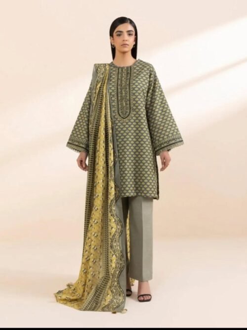 Sapphire - Printed Cambric Suit