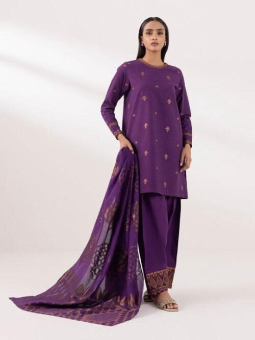 Sapphire - Embroidered Dobby Suit