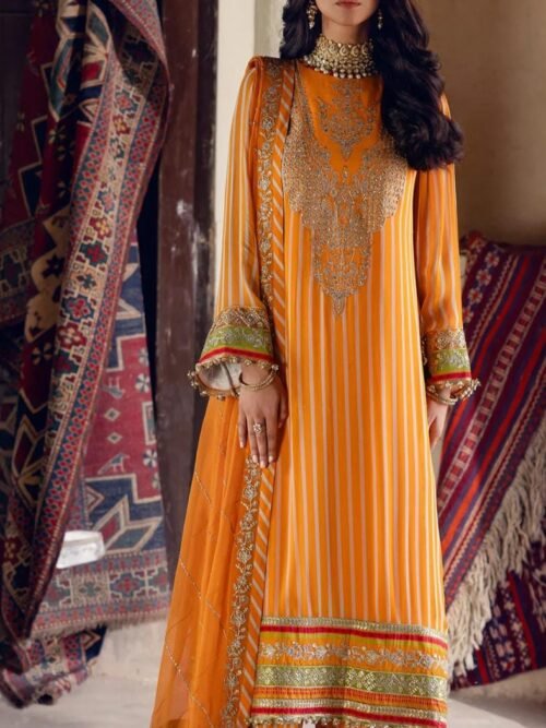 Charizma - Embroidery Chiffon Suite