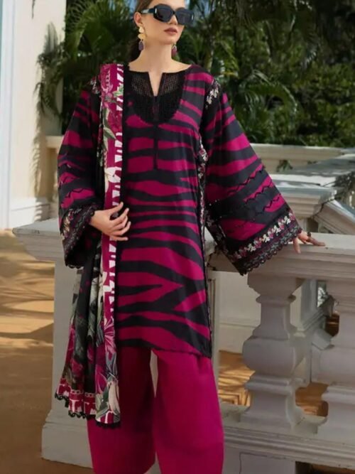 Elaf Premium - 3 Piece Printed Unstitched Suit
