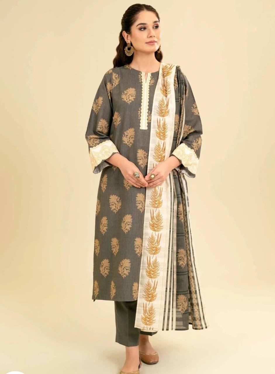 Nishat 3-PC Printed lawn suit