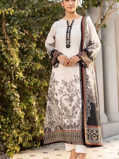 Printed Lawn Suit 3-PC