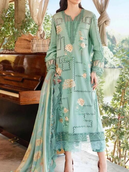 Embroidered 3-PC Lawn Suit