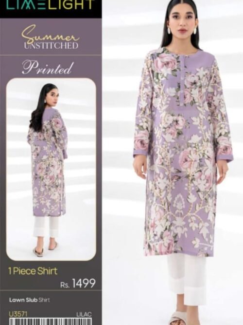 Lime Light - Lilac Lawn Printed Suit