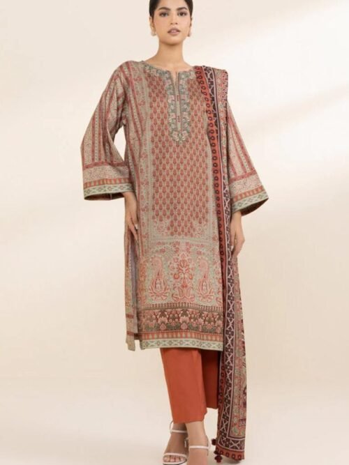 Sapphire - Emb linen suit 3-PC