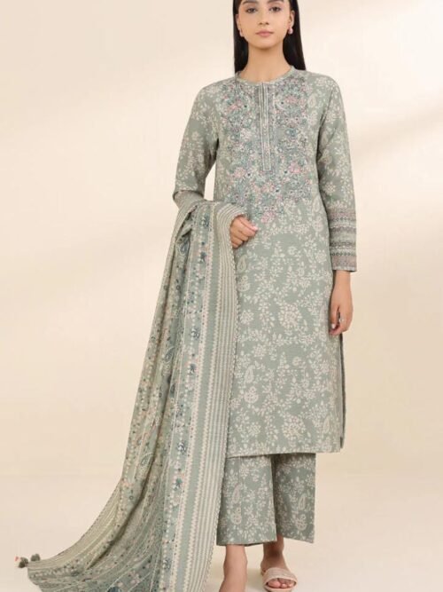 Sapphire - Khaddar 3-PC suit