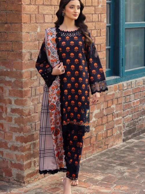 Charizma - Emb winter suit 3 pc(Black)